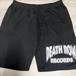 Death Row Records Men's Shorts
White Black Rare NWT XXL 2XL